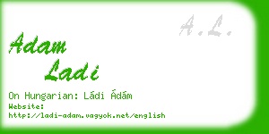 adam ladi business card